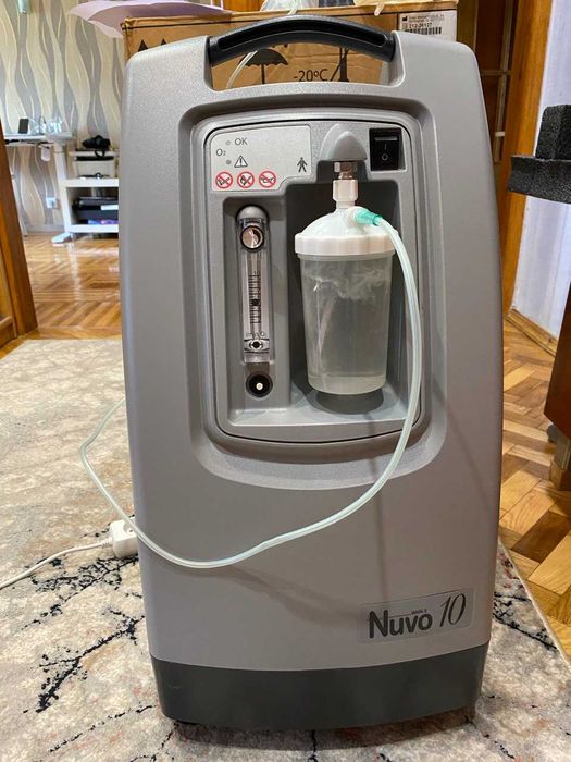 Концентратор кисню + зволожувач 10 літрів Nuvo 10, Nidek Medical (США)