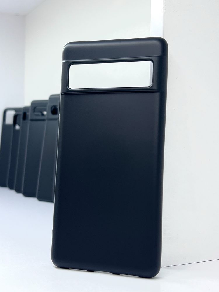 Чорний матовий чохол з мікрофіброю для серії Google Pixel