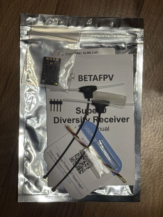 Приймач BetaFPV SuperD 2.4G приймач elrs 2.4 RX 2.4 ГГц