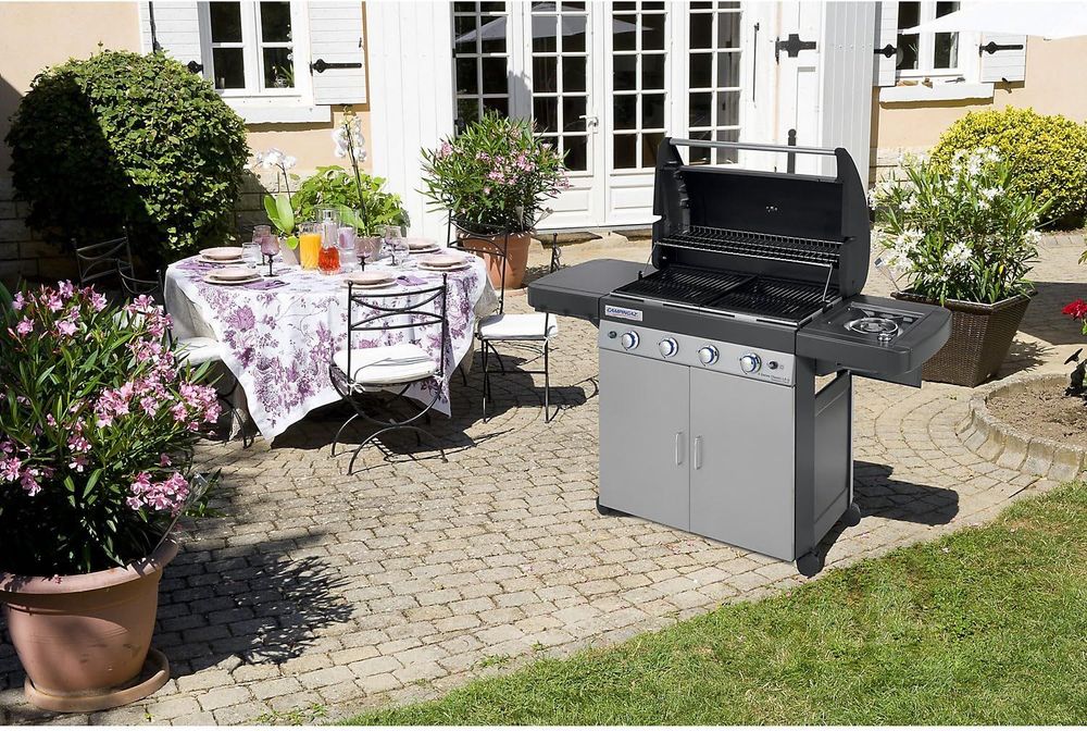 Nowy Campingaz 4 Series Classic LSG Grill Gazowy, Czarny/Srebrny,