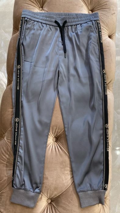 Штани атласні LV Louis Vuitton