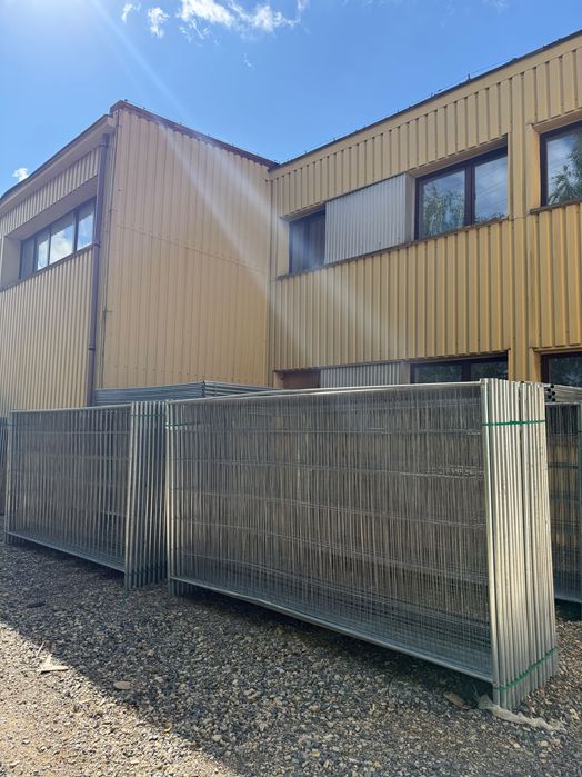 Ogrodzenie tymczasowe budowlane 100 mb komplet ażurowe