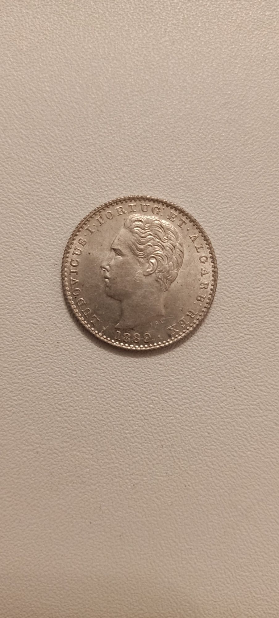 Moedas de Portugal - 6 Moedas de Prata (3x 10 Centavos  + 3x 100 Reis)