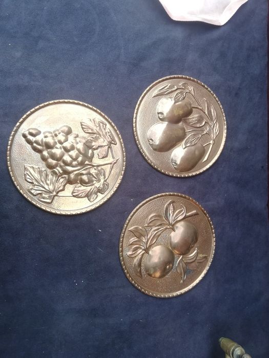 Ozdoba do powieszenia talerzyk z miedzi