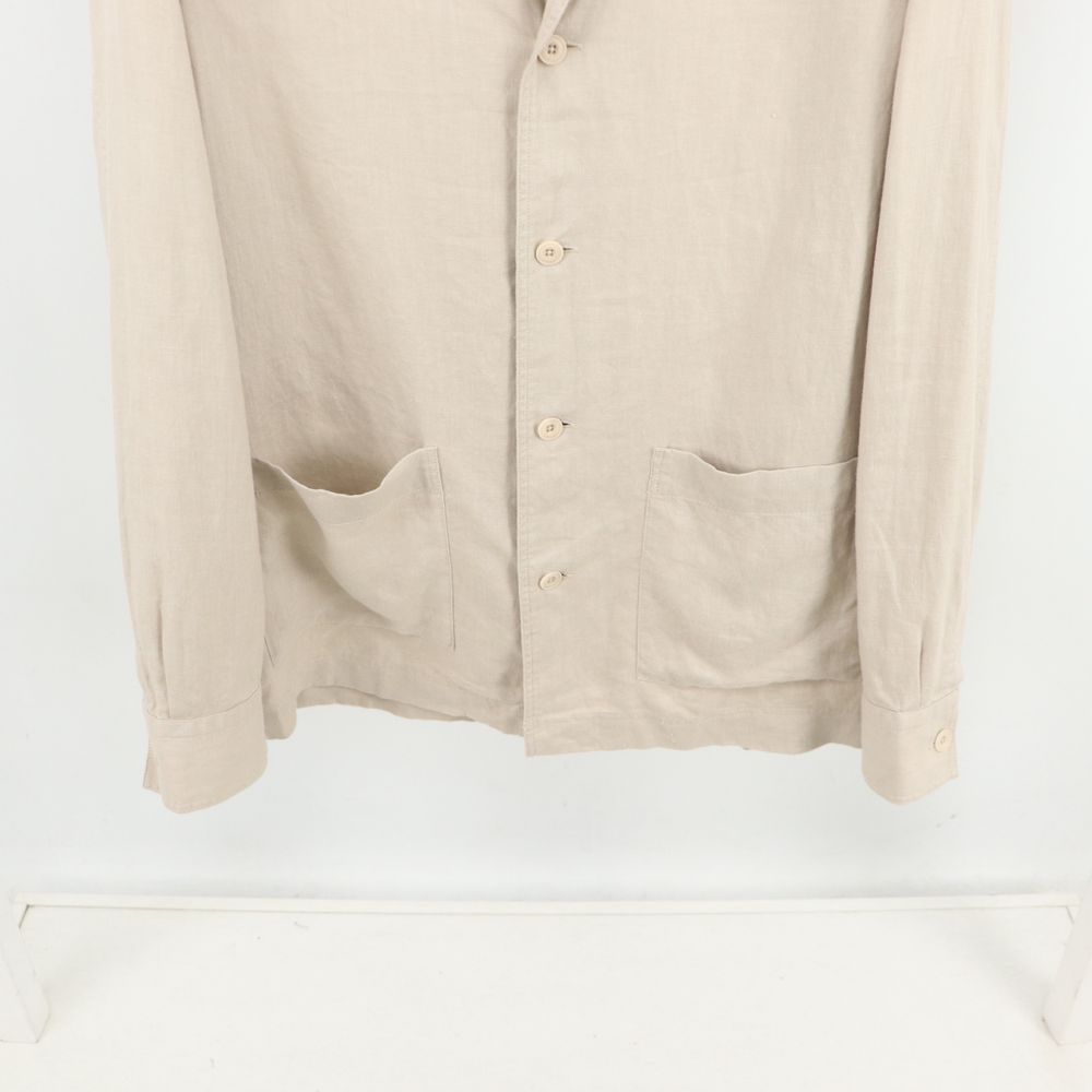 Чоловіча Лляна Куртка / Овершот Massimo Dutti