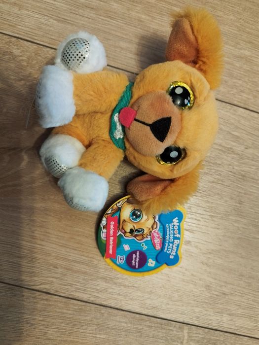 WOOF RUNTS Mini pluszak maskotka Pies GOLDEN RETRIEVER