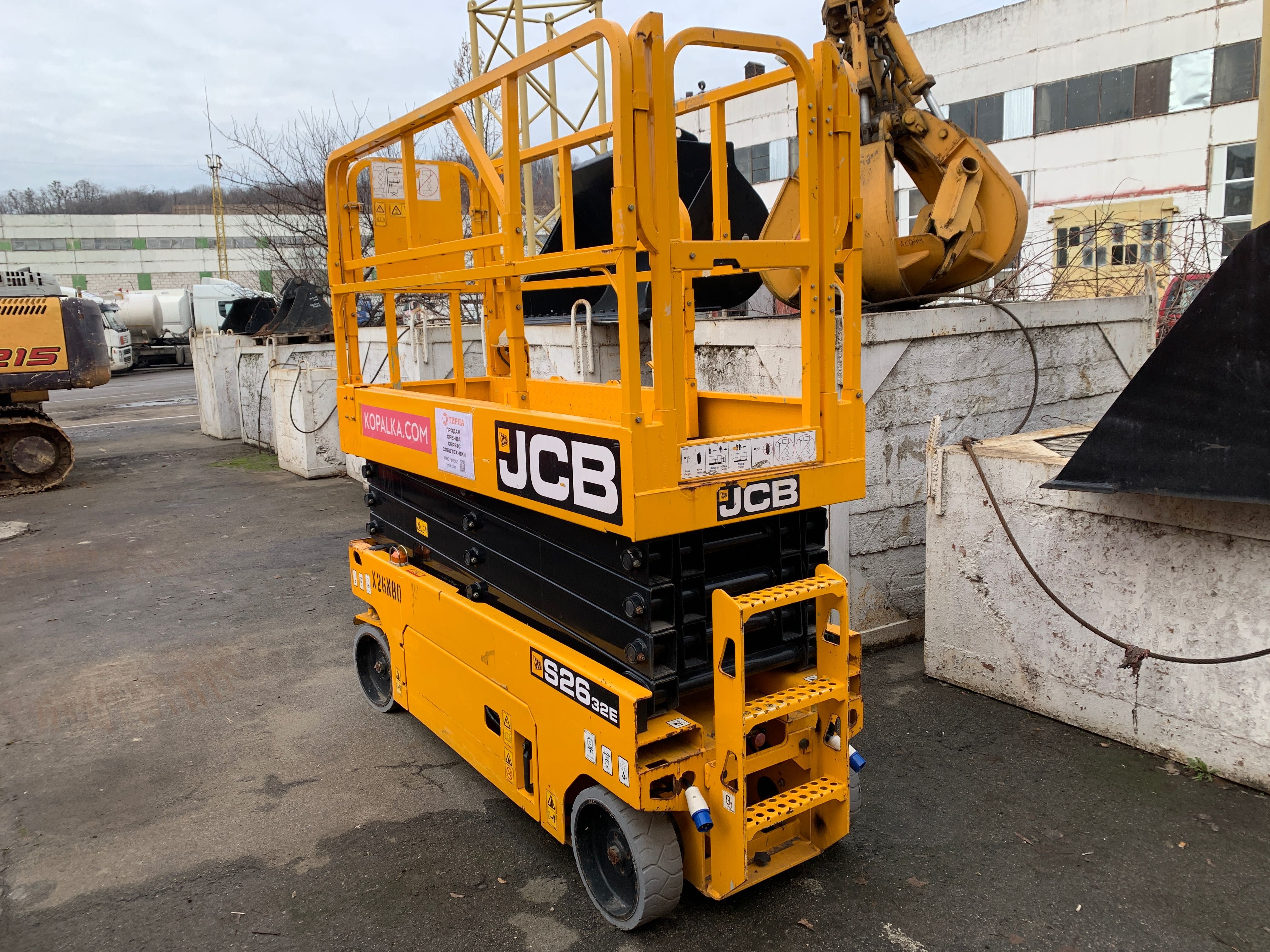 Електричний ножичний підйомник JCB S2632E / 10 метрів робоча висота