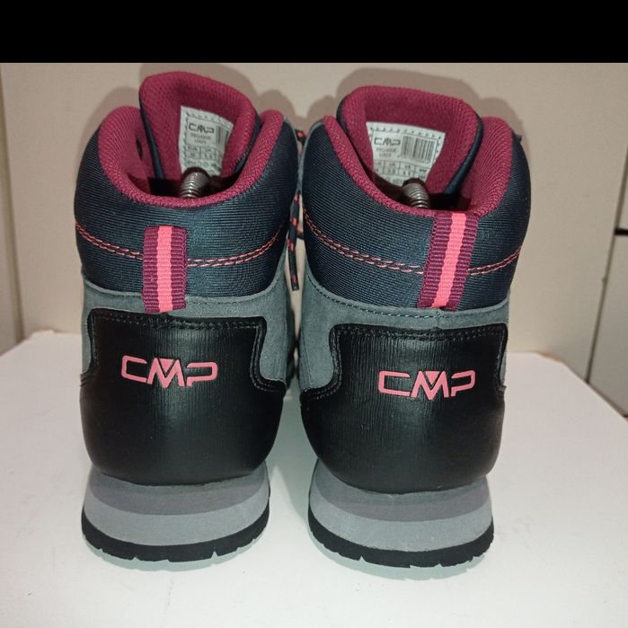 Брендові шкіряні  на мембрані трекігові зимові ботинки CMP р.39,25