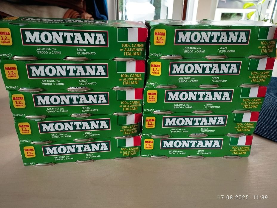 Montana wołowina w galarecie konserwa wołowa 30 x 70 g