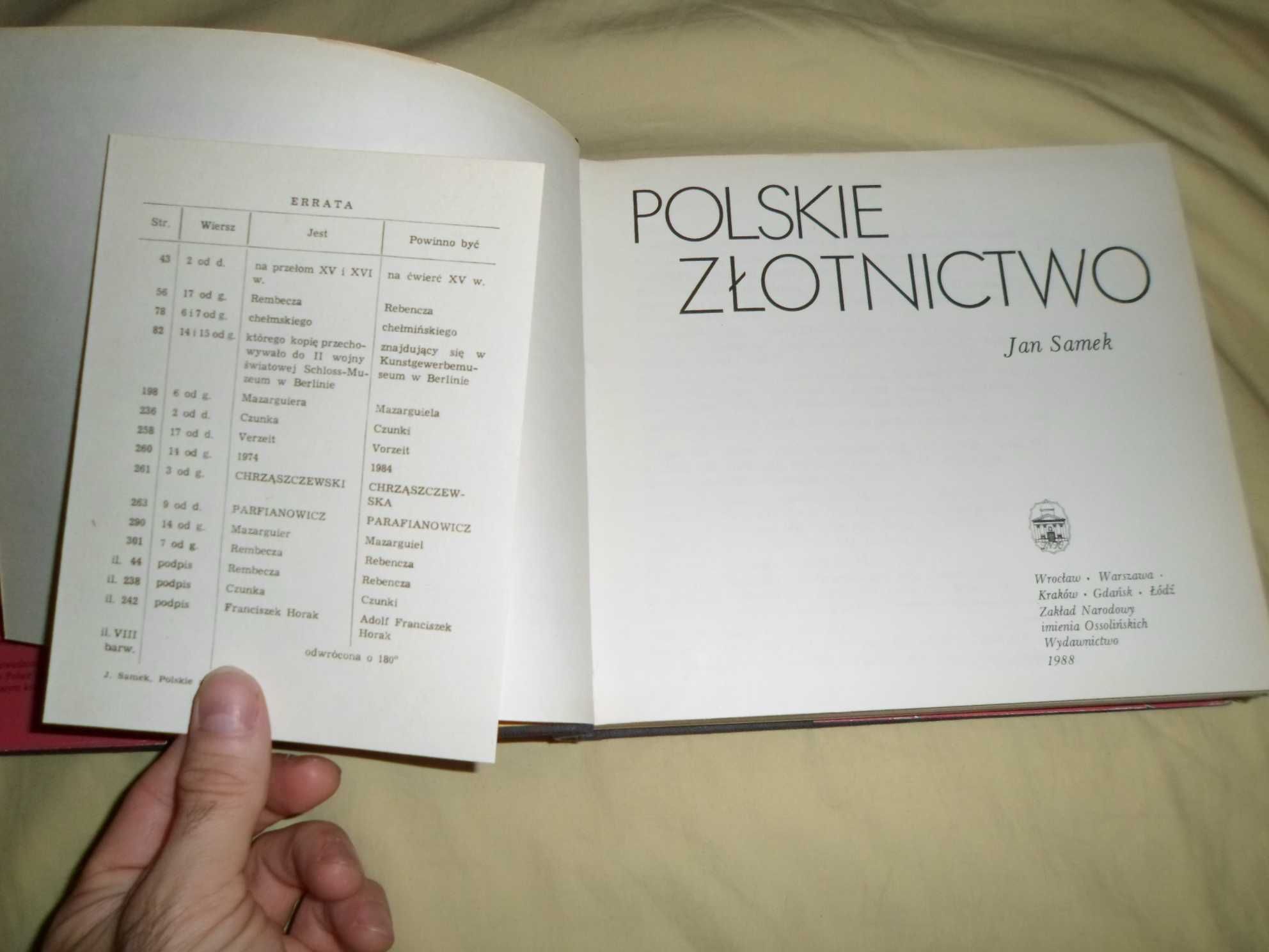 Jan Samek - Polskie złotnictwo