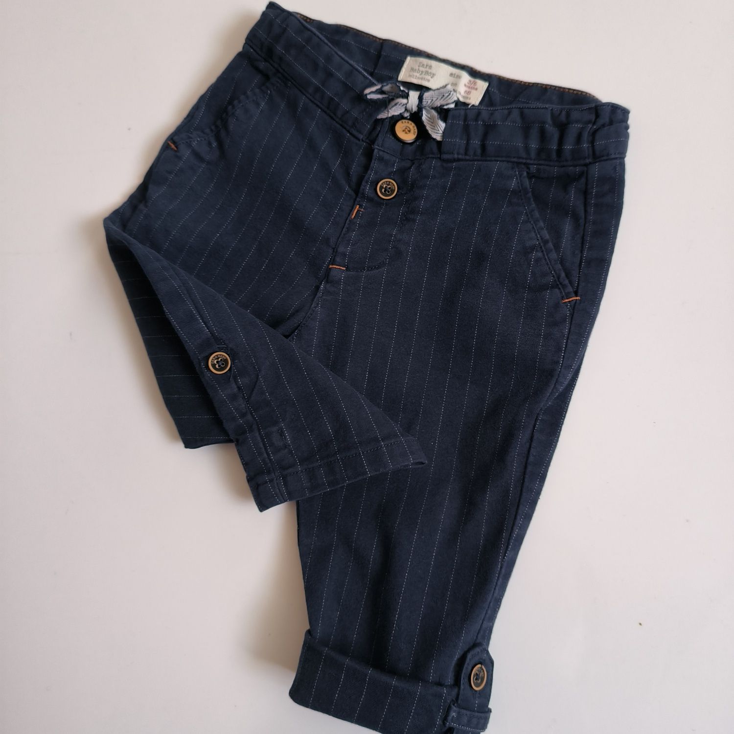 Штани Zara для хлопчика 68 см(3-6 міс).Джинсова сорочка Hema 68.