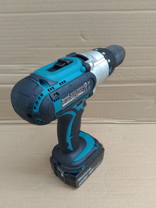 Makita DHP451 Wiertarko Wkrętarka Udarowa 3Biegi 18V 3.0Ah 2019r