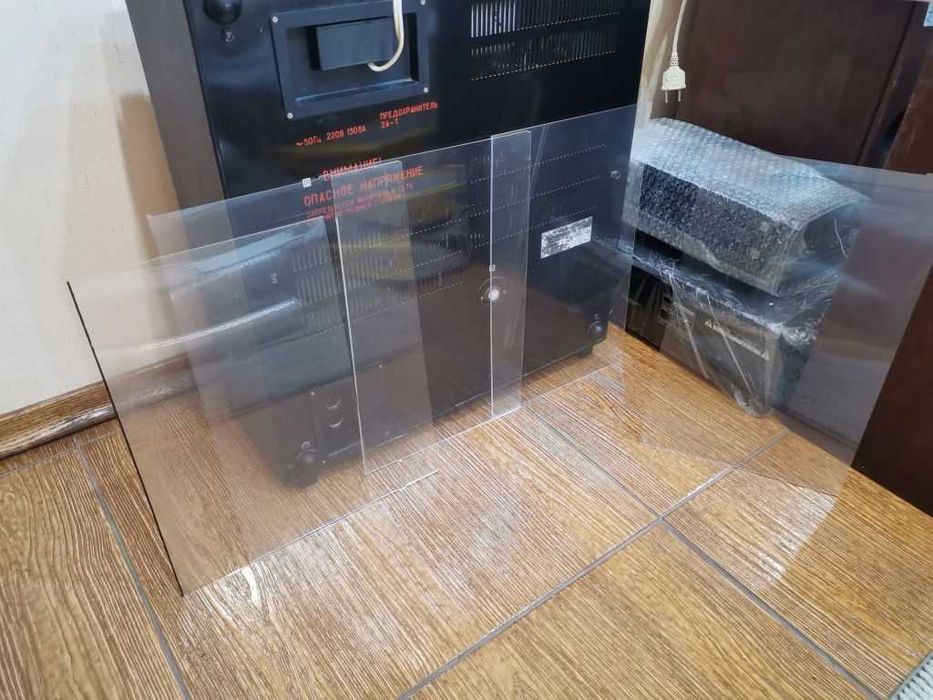 Орг стекло 33см*21см подкассетник магнитофона шкала радиоприемника