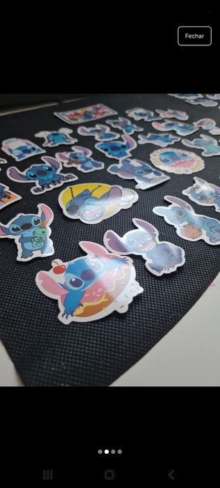 48 autocolantes lilo e stitch