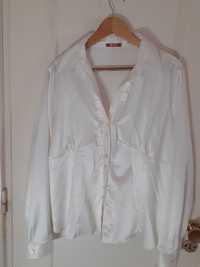 camisa branca - estilo seda