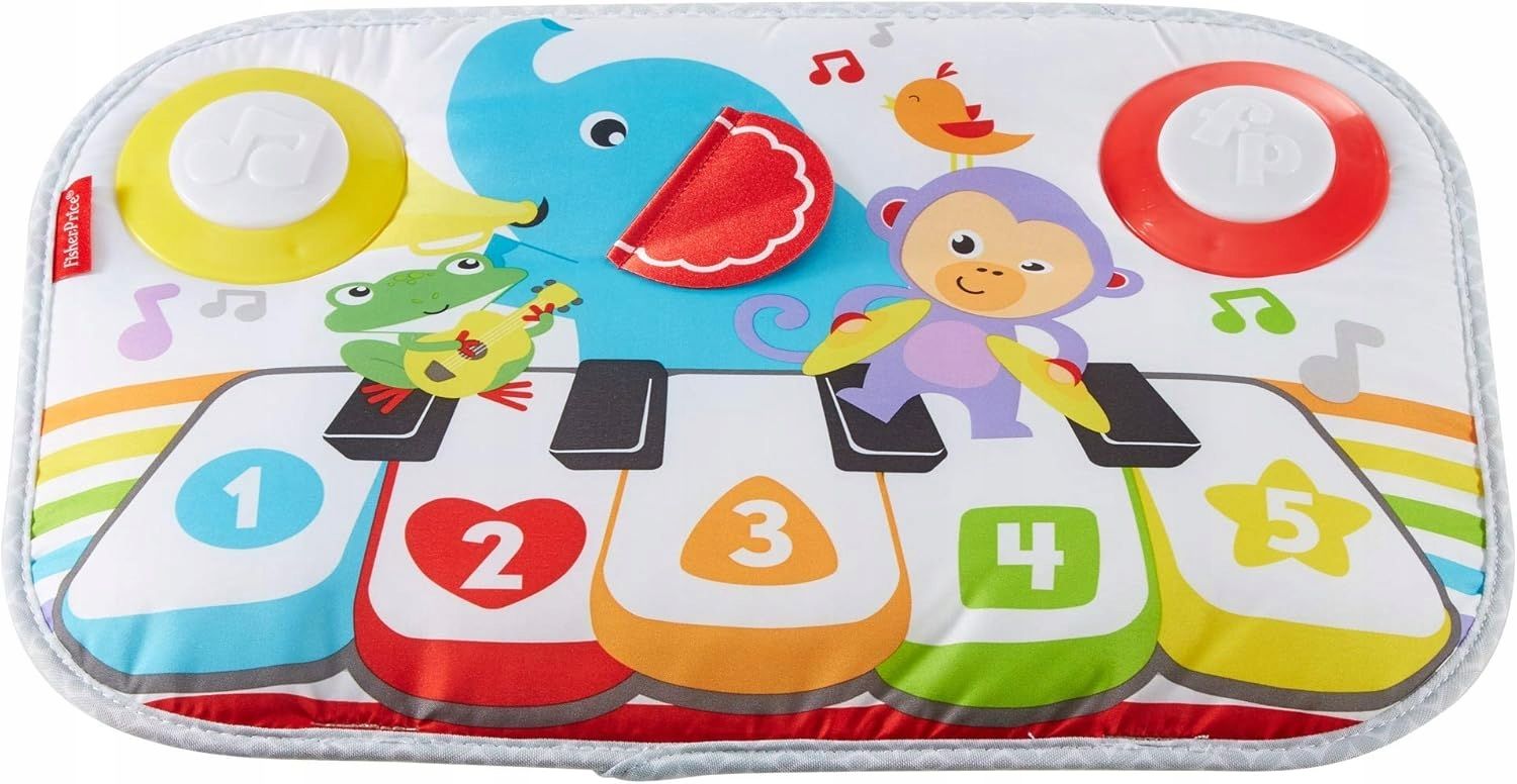 Fisher‑Price pianinko na macie – zabawa po francusku