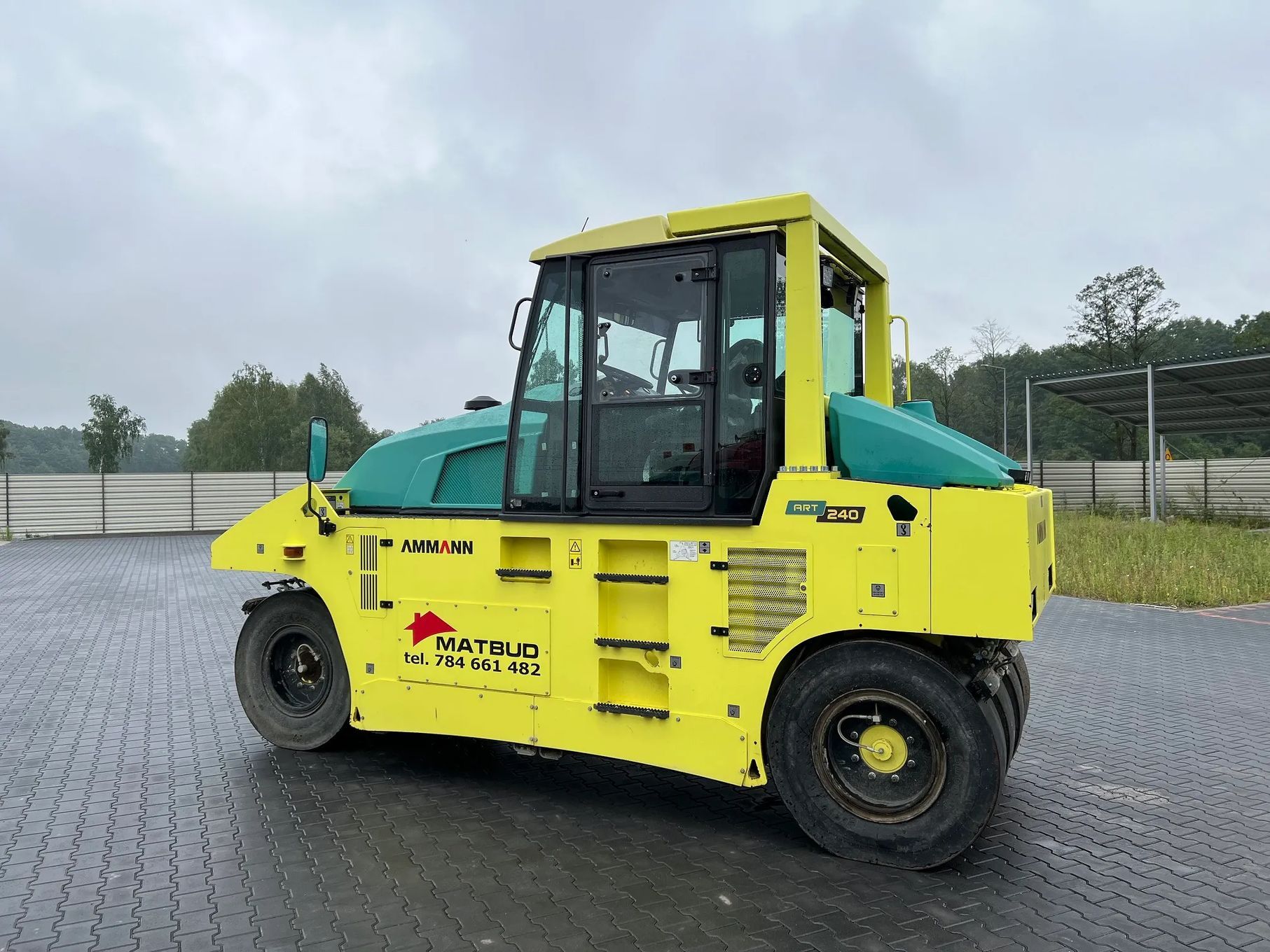 Ammann ART 240  Walec guma, Stan idealny, pierwszy właściciel