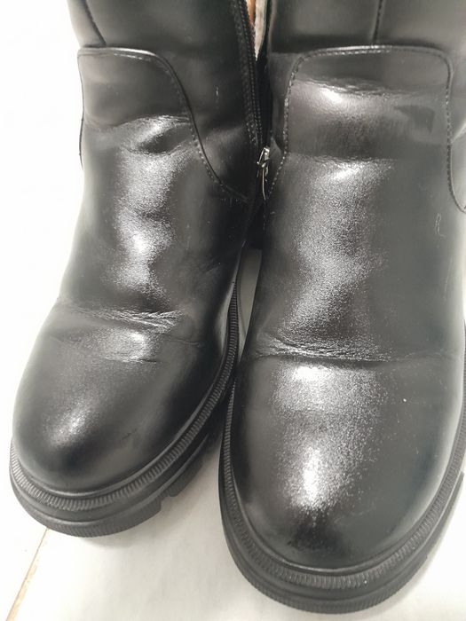 Зимові черевики, натуральна шкіра