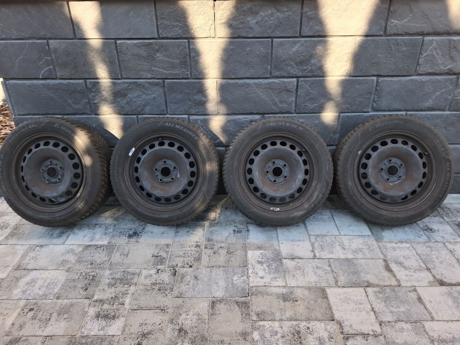 5/112/15комплект в зборі з volkswagen з зимовою резиною