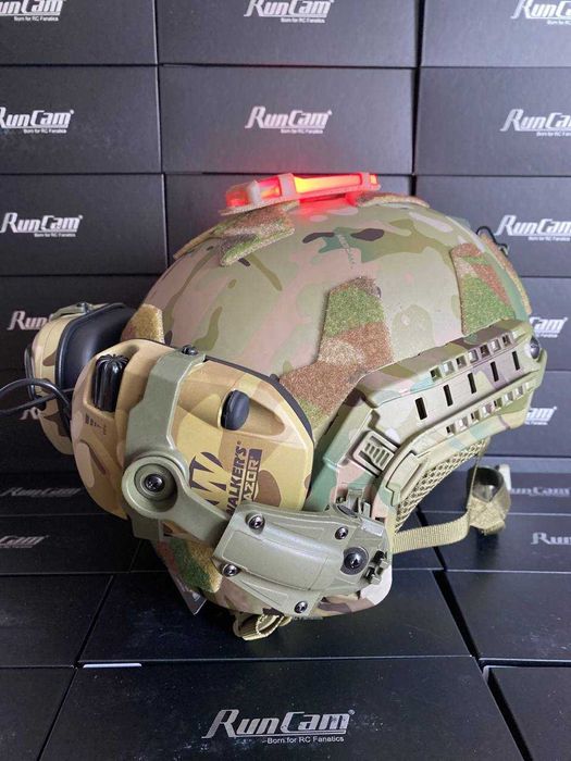 Шлем Тактический FAST Helmet Каска військова комплект Мультикам