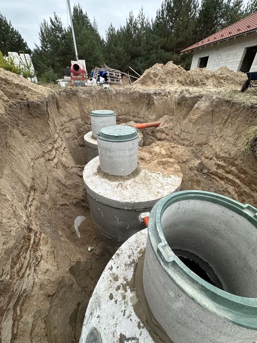 Септик під ключ за 1 день, комуникации канализации, водовідвелення