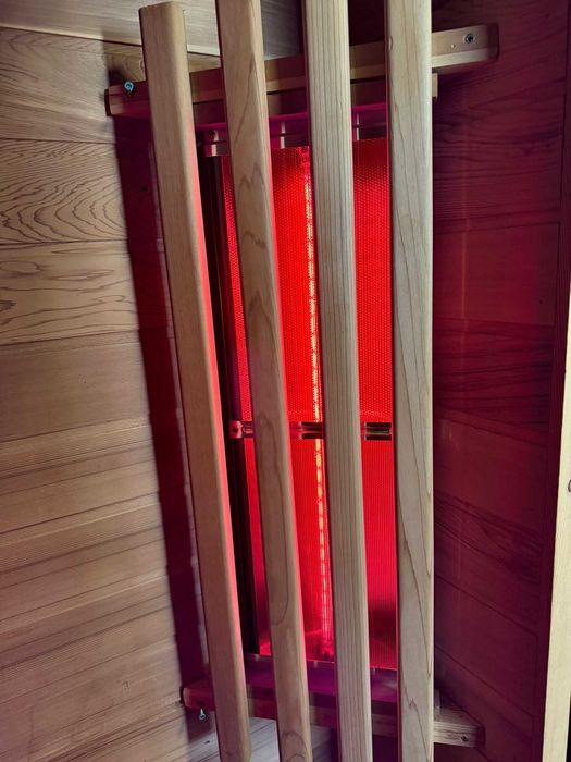 Sauna infrared sucha parowa Cedr 120 130  200 Kwarcowa Jak Nowa