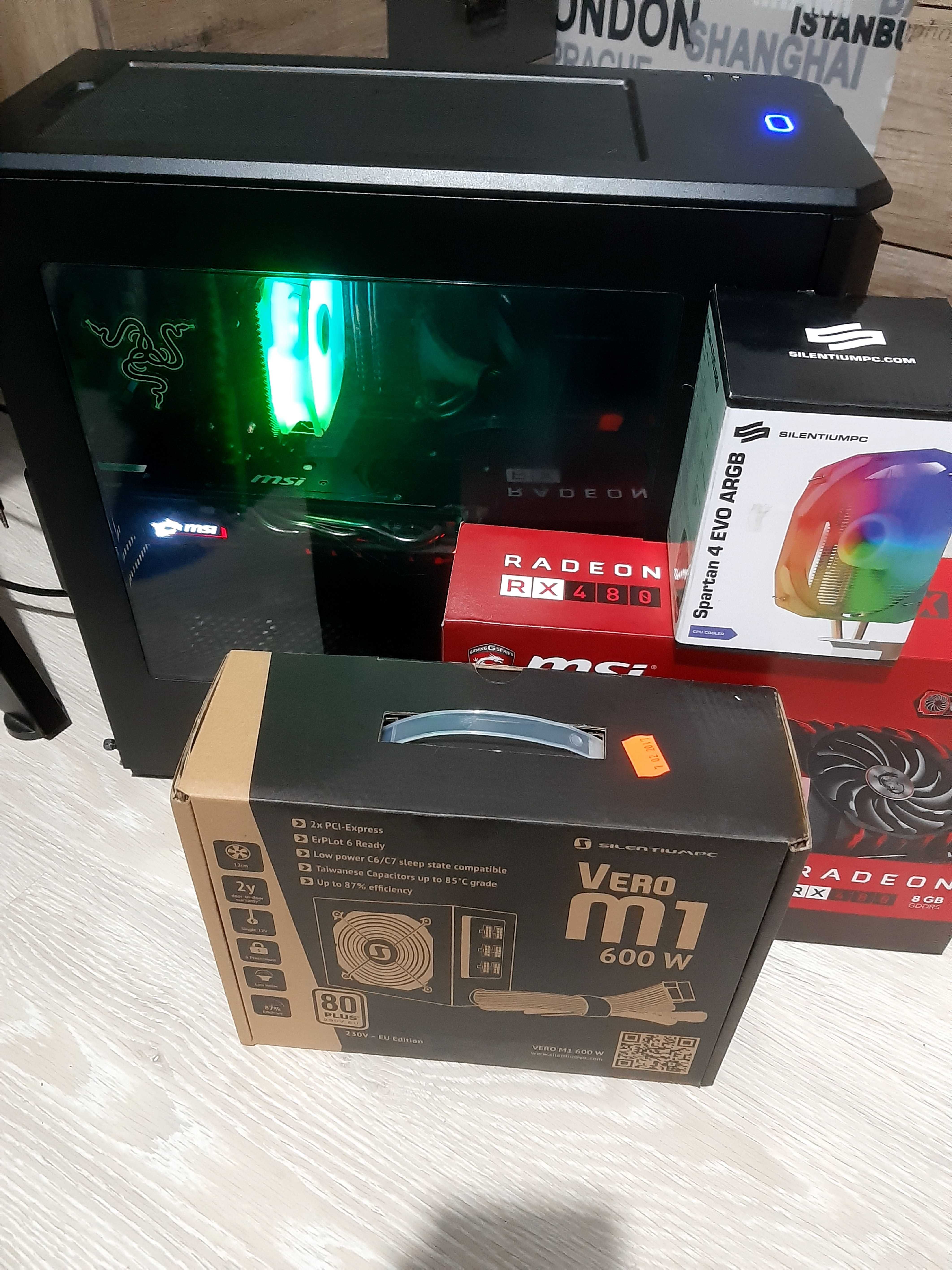 Komputer Gamingowy | MSI RX 480 | i5 6600k | 8GB RAM | 250GB SSD