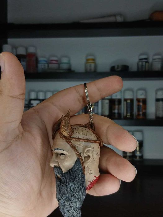 Брелок Мимира из игры "God of War" ("Бог Войны" Мимир)
