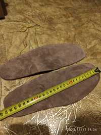 Устілки-супінатори шкіряні довжина 27 см.