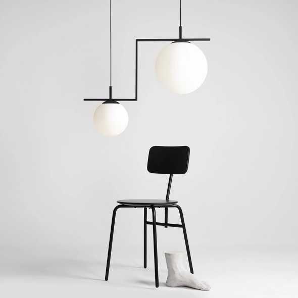 Designerska lampa wisząca ZAC 2 MATT