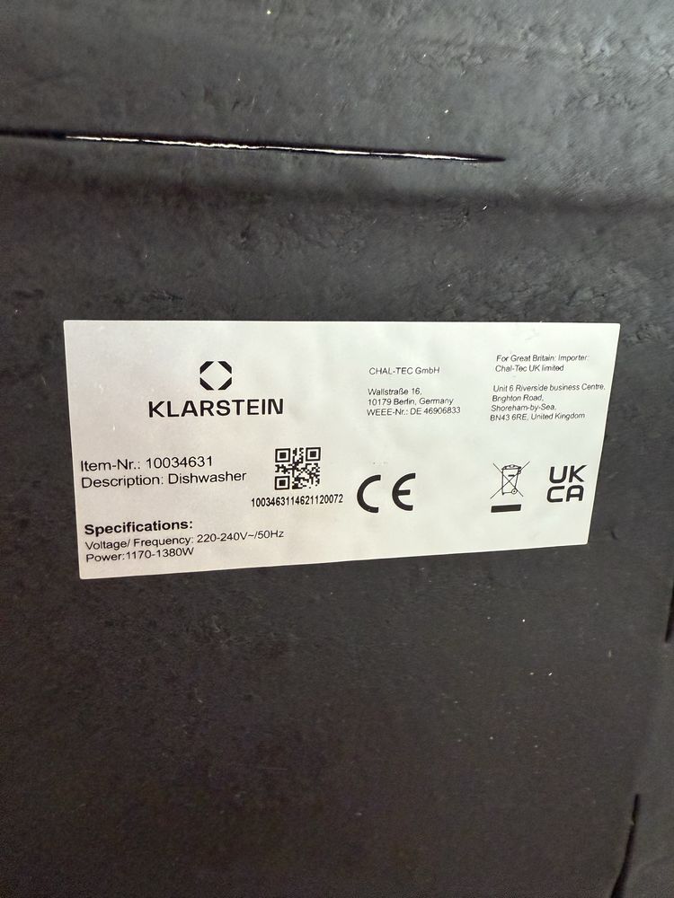 Zmywarka nablatowa Klarstein Lagoona