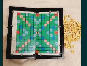 Plansza Scrabble Travel MATTEL - gold edition ! - POLSKA + gratis