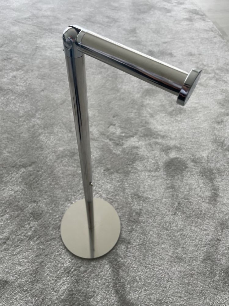 Suporte Rolo Papel Higienico - Inox