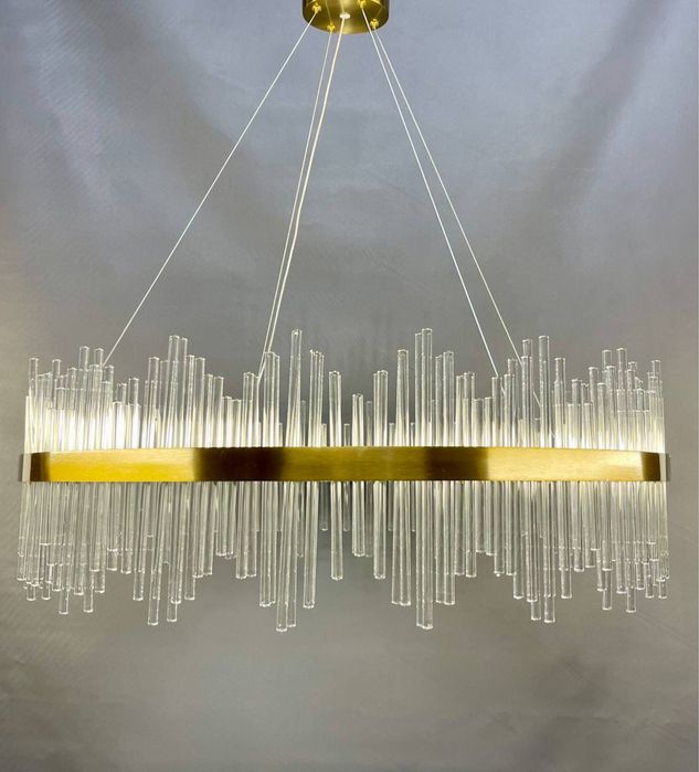 Led люстра,пвдвісна стильна люстра