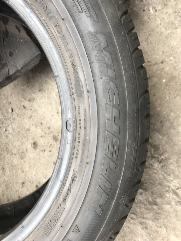 Michelin 215/55r16 комплект резина шини б/у склад оригінал літо