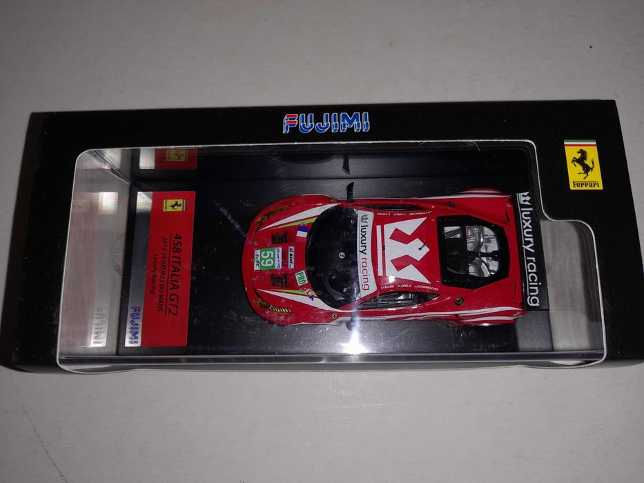 1/43 Fujimi Ferrari 458 Italia GT2 #59 24H Le Mans 2012