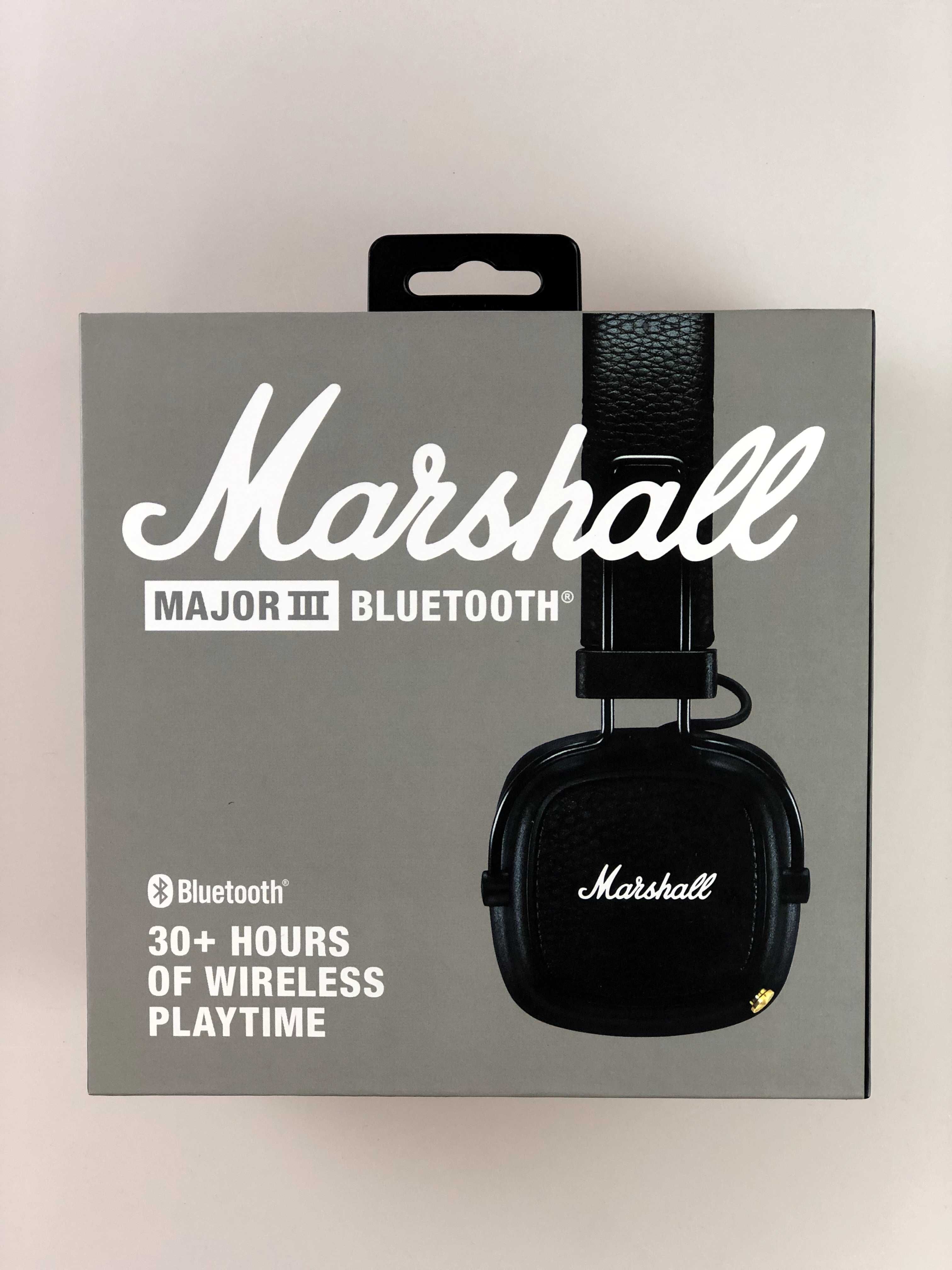 Навушники з мікрофоном Marshall Major III Bluetooth Black (маршал 3)