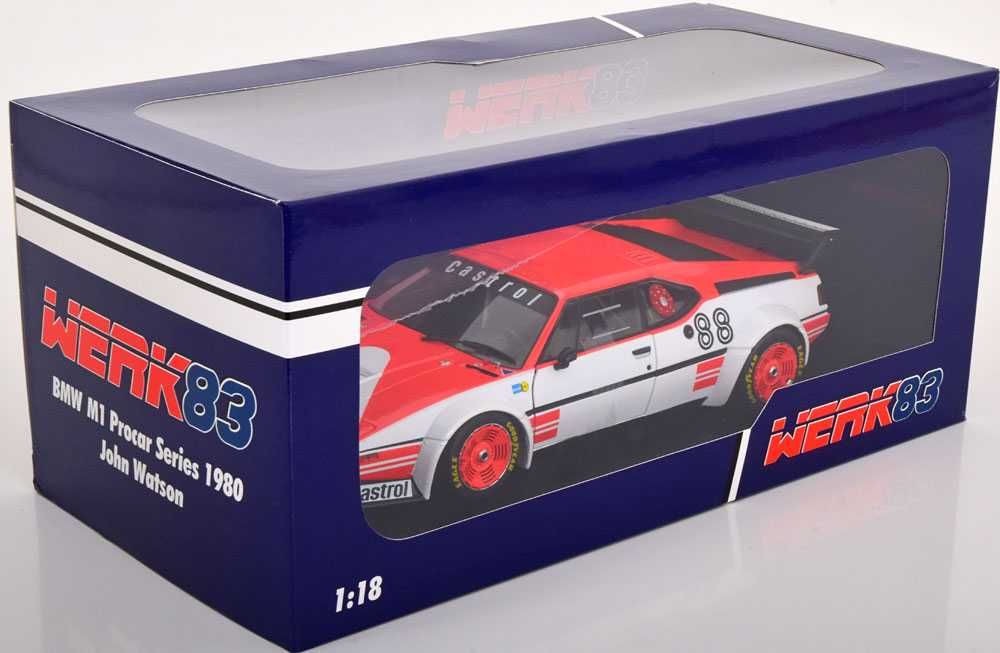 Model 1:18 Werk83 BMW M1 Procar #88 M1 ProCar Series 1980 John Watson