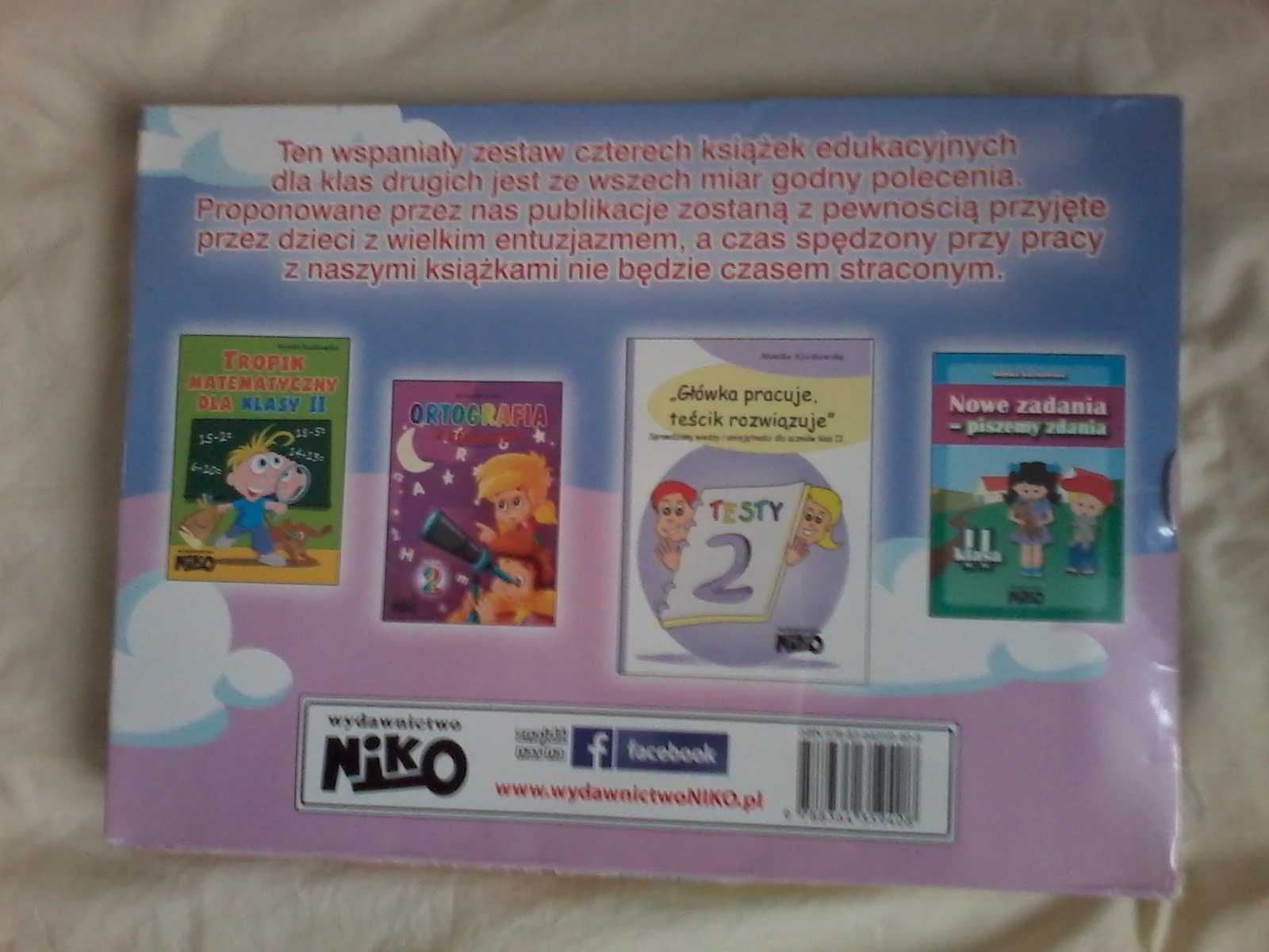 NOWE Książki edukacyjne klasa 2 i 3, ortografia, matematyka, zadania