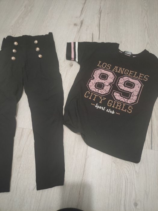 Zestaw dziewczynka 116-122