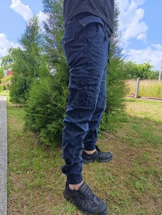 Штани на манжетах чоловічі джогери iteno олива чорні сірі сині...