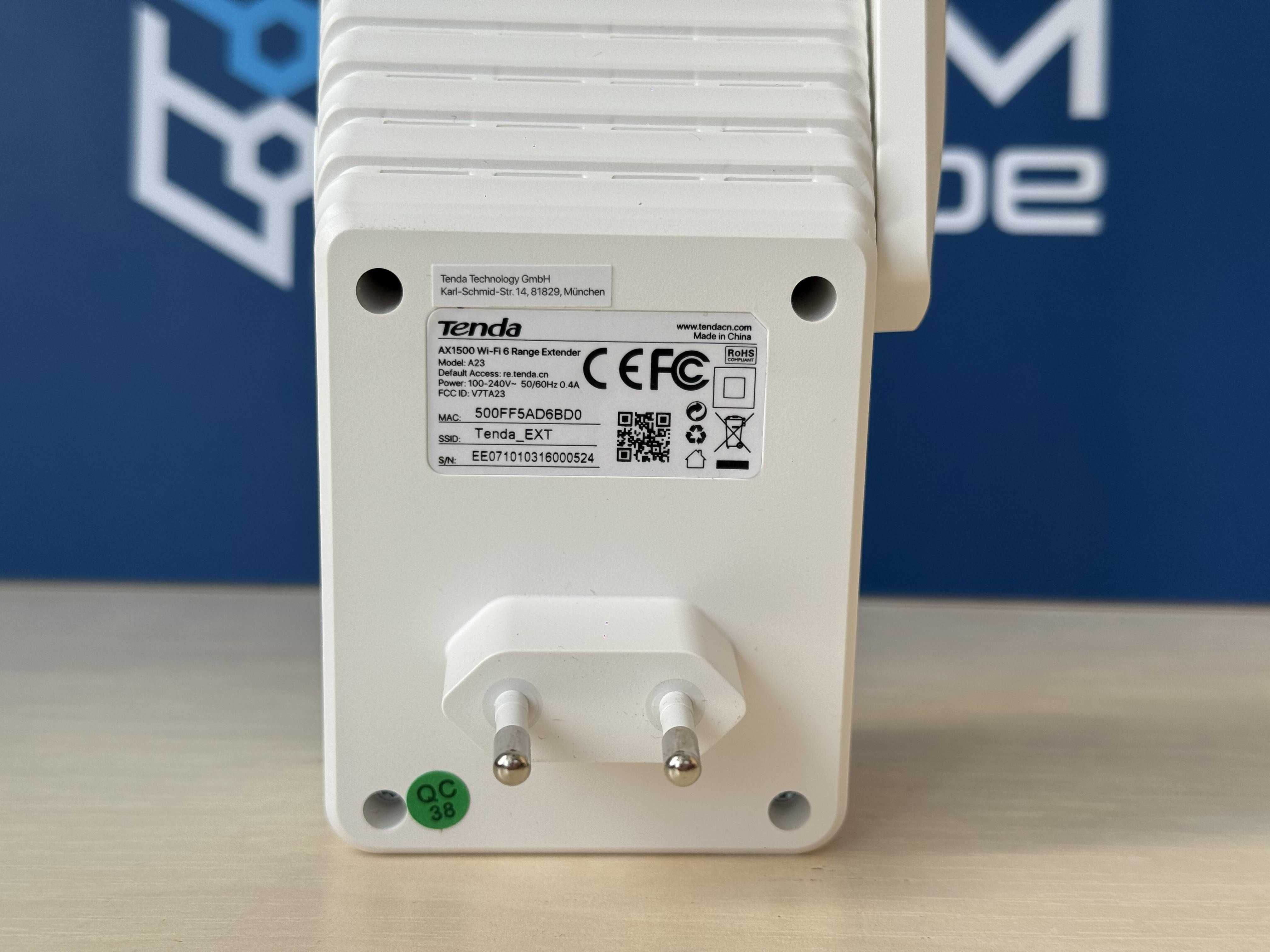 Tenda A23 — Wi-FI точка доступу 802.11ах 2.4/5 ГГц 1500 Мбіт/с