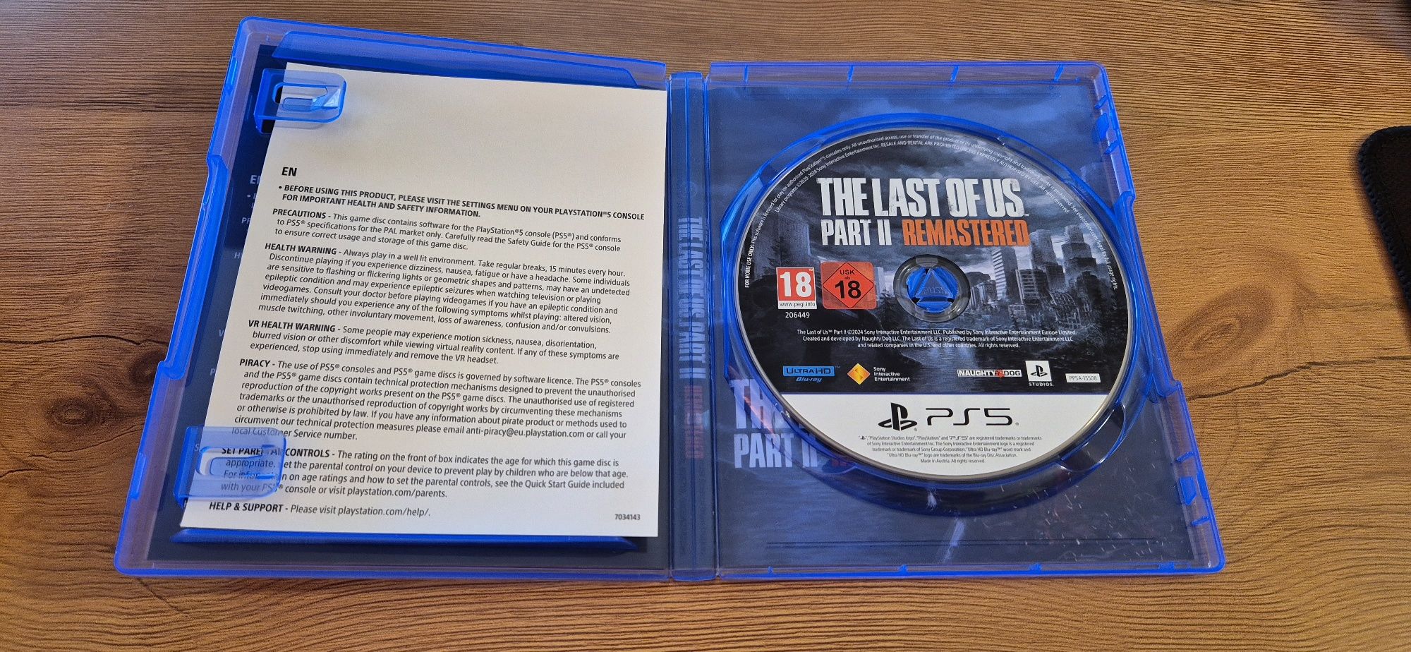 The last of us Part II Remastered PS5