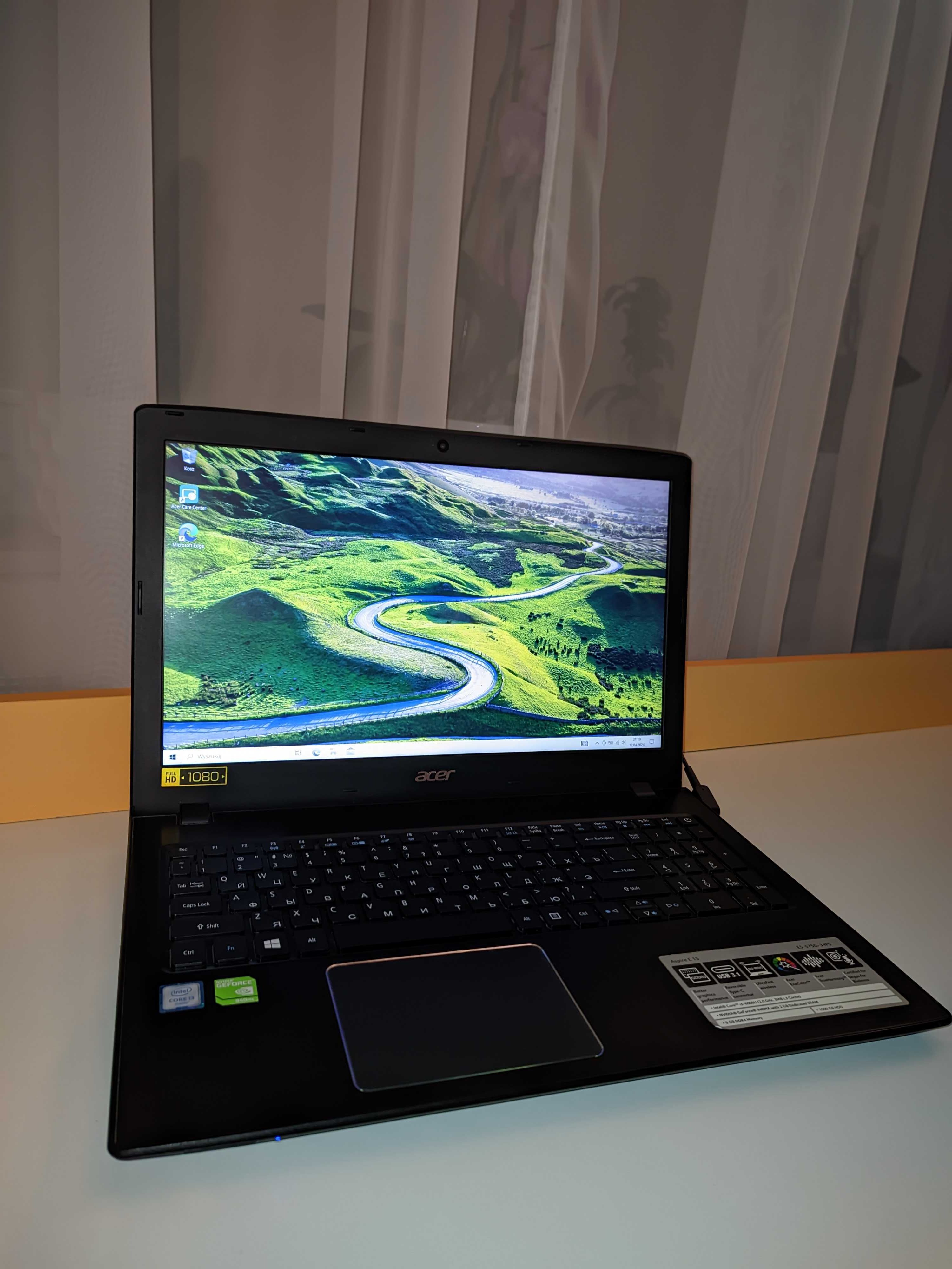 Laptop Acer E5 575, 15 | 6 GB | 1000GB HD | Stan bdb