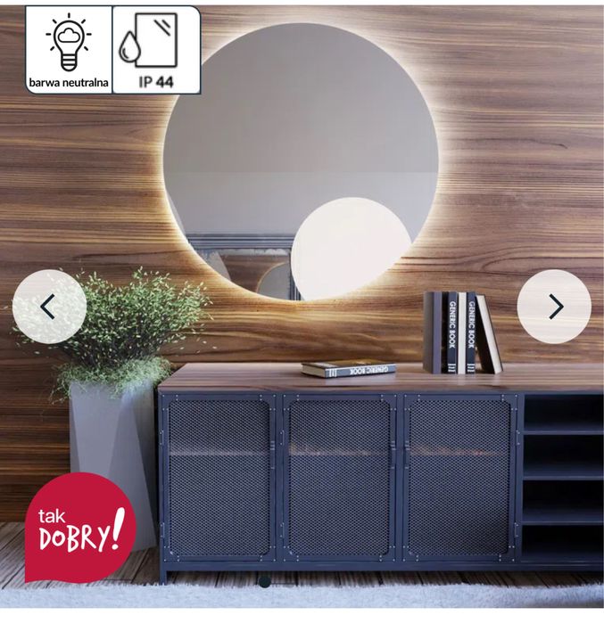 Lustro łazienkowe LED 80cm