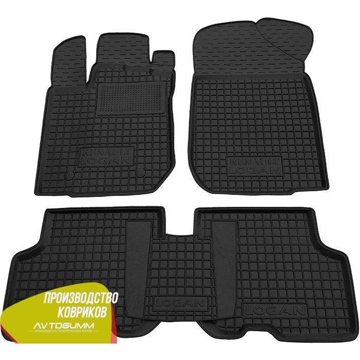 Авто коврики в салон Renault Logan Dacia Logan 2013-2021 и Багажник