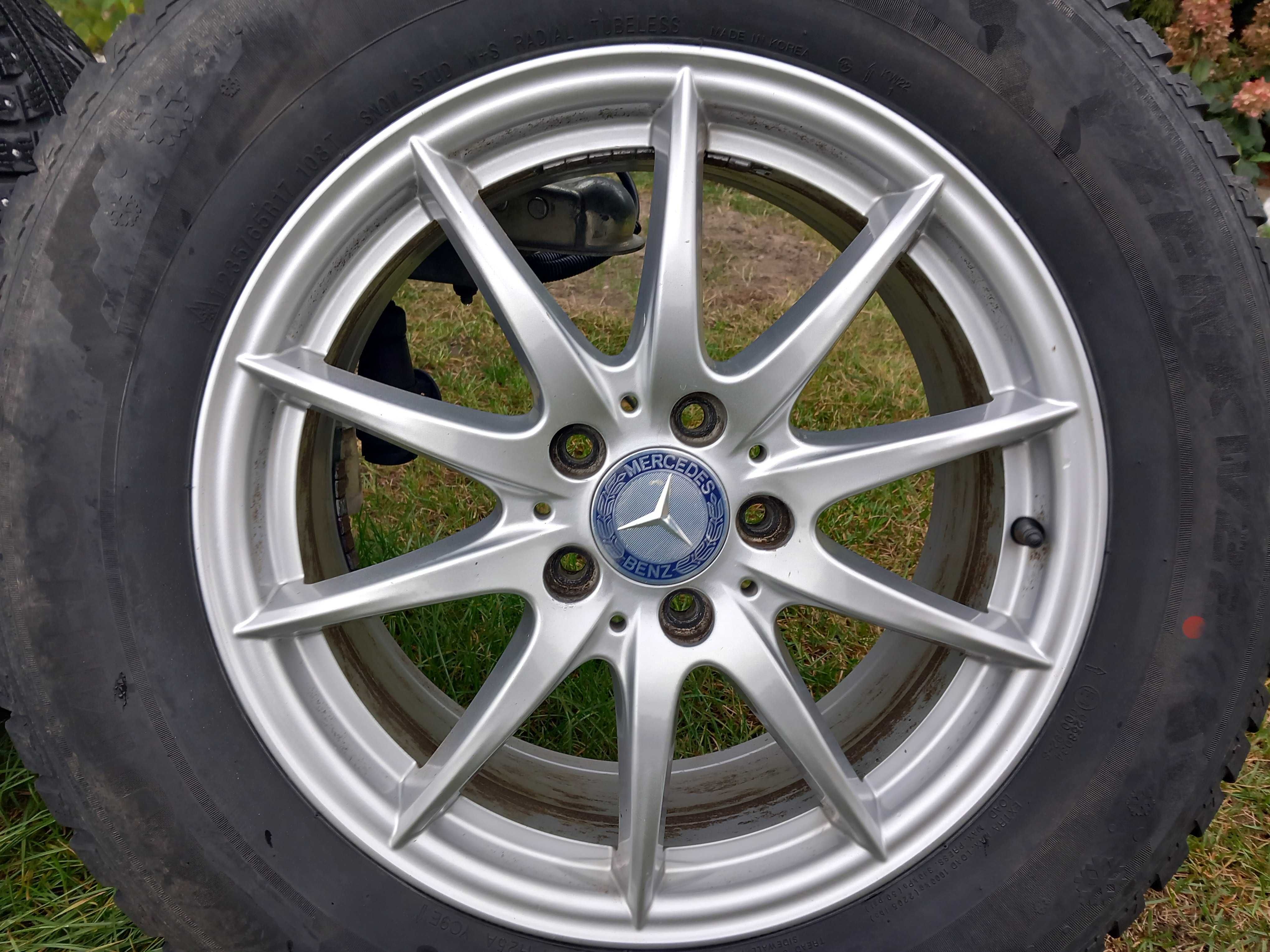 Komplet kół Mercedes ML, GLE  17 cali felgi + op. zimowe 235_65_17