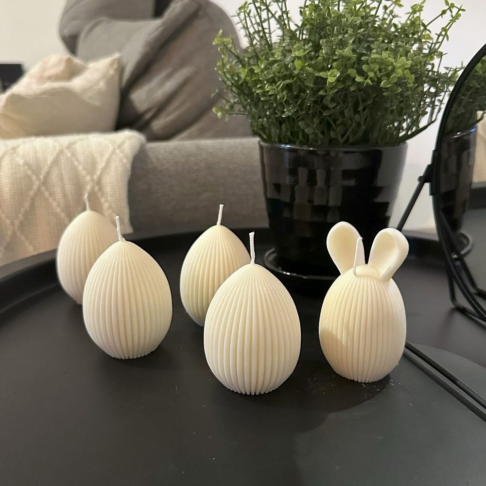 Świece sojowe, zestaw Wielkanoc, Handmade