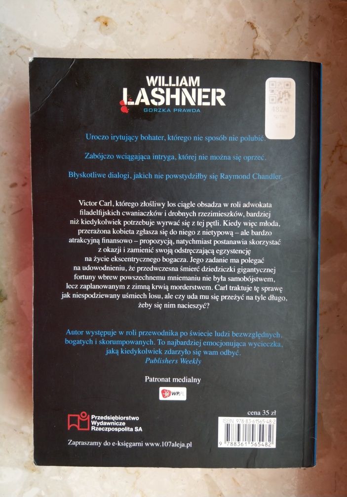 Książka gorzka prawda William Lashner