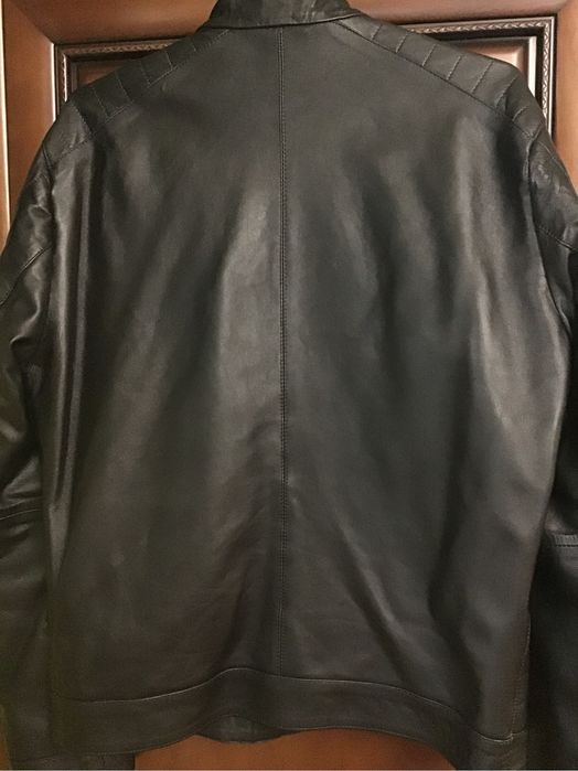 Мужская кожаная куртка в стиле Philipp Plein.Турция.